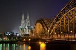 K&ouml;ln bei Nacht